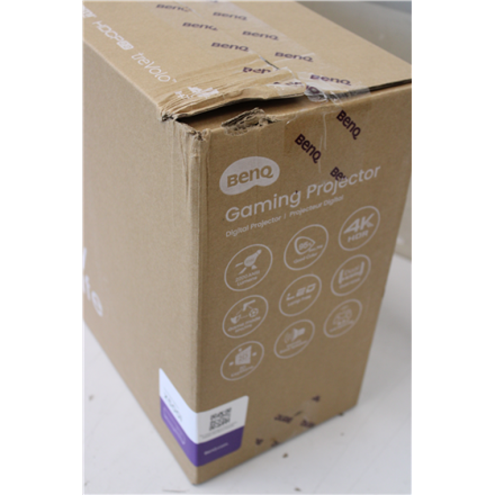 SALE OUT. Benq X500i , 4K UHD (3840 x 2160) , 2200 ANSI lumens , White/Black , DAMAGED PACKAGING , Wi-Fi