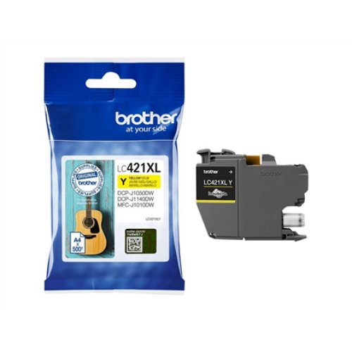 Brother LC421XLY Ink Cartridge, Yellow , Brother LC421XLY , Ink Cartridge , Yellow