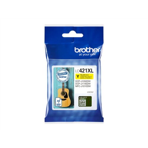 Brother LC421XLY Ink Cartridge, Yellow , Brother LC421XLY , Ink Cartridge , Yellow