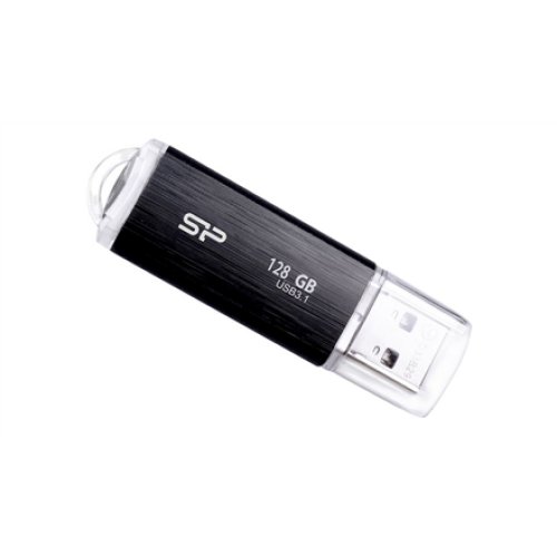 Silicon Power , USB 3.1 Flash Drive , Blaze B02 , 128 GB , USB Type-A , Black