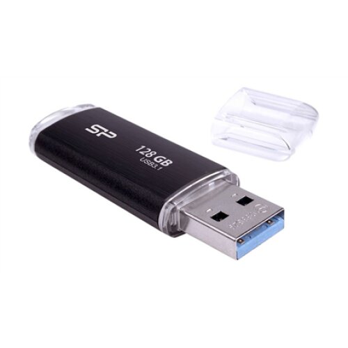 Silicon Power , USB 3.1 Flash Drive , Blaze B02 , 128 GB , USB Type-A , Black