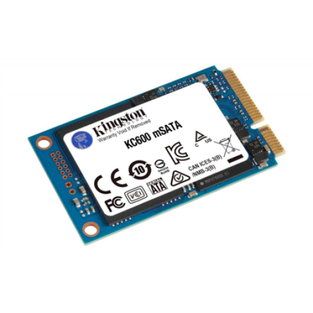Kingston , KC600 , 256 GB , Solid-state drive interface mSATA , Read speed 550 MB/s , Write speed 500 MB/s