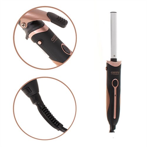 Camry , Hair Styler , CR 2024 , 1200 W , Black/Rose gold