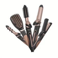 Camry , Hair Styler , CR 2024 , 1200 W , Black/Rose gold
