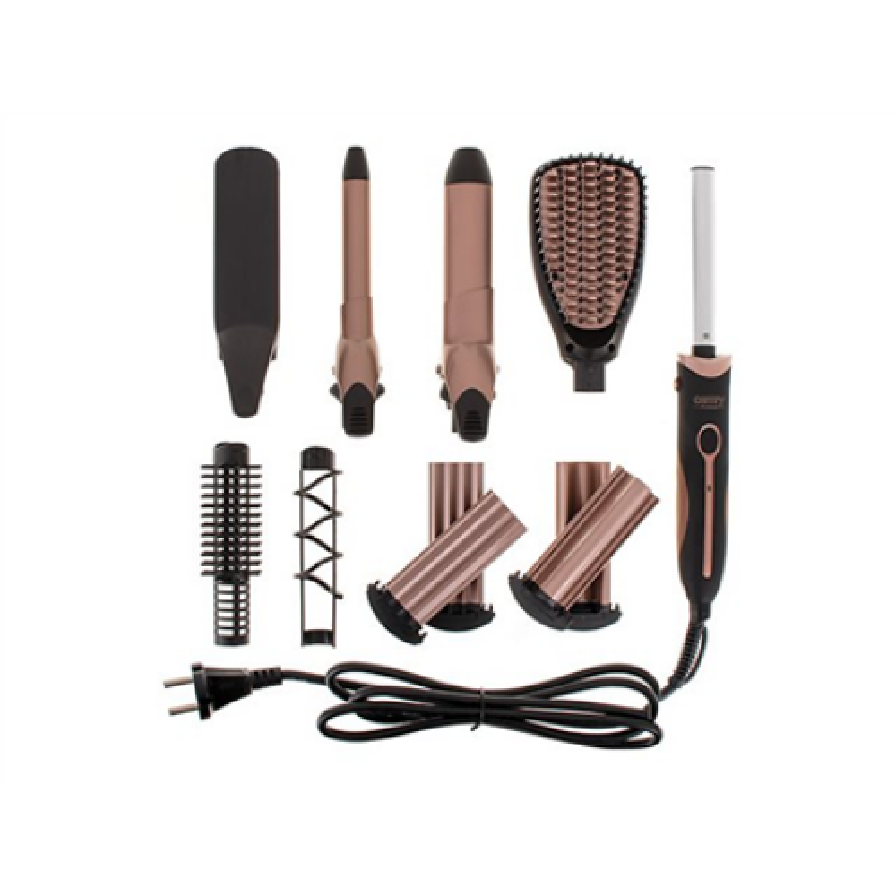 Camry , Hair Styler , CR 2024 , 1200 W , Black/Rose gold
