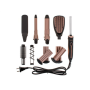 Camry , Hair Styler , CR 2024 , 1200 W , Black/Rose gold