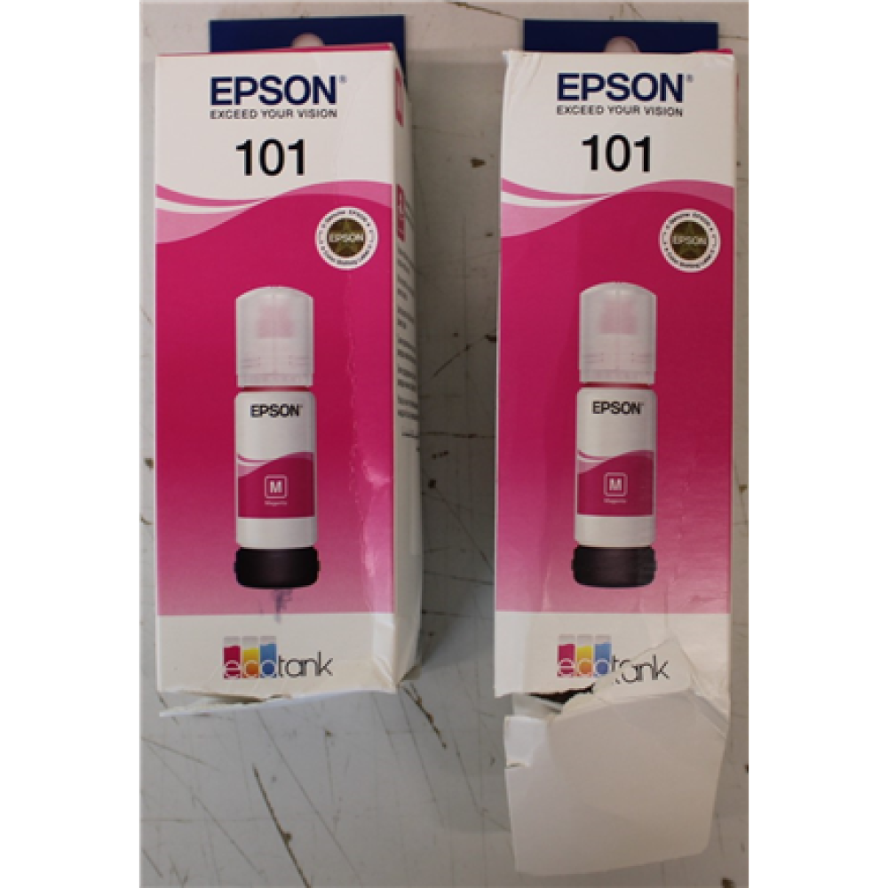 SALE OUT. Epson 101 EcoTank MA Ink Bottle , SALE OUT. , Epson 101 EcoTank MA , Ink Bottle , Magenta , DAMAGED PACKAGING