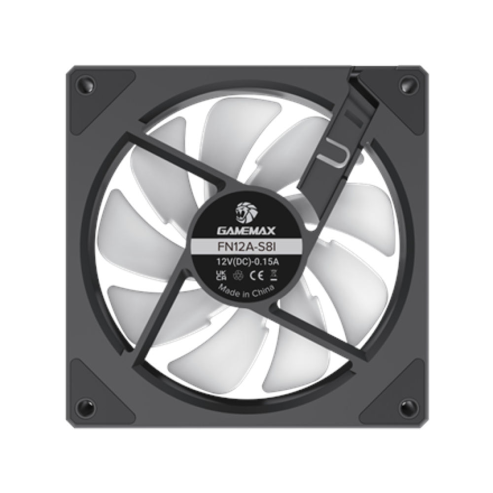 Gamemax Case Fan , FN12A-S8I , Black