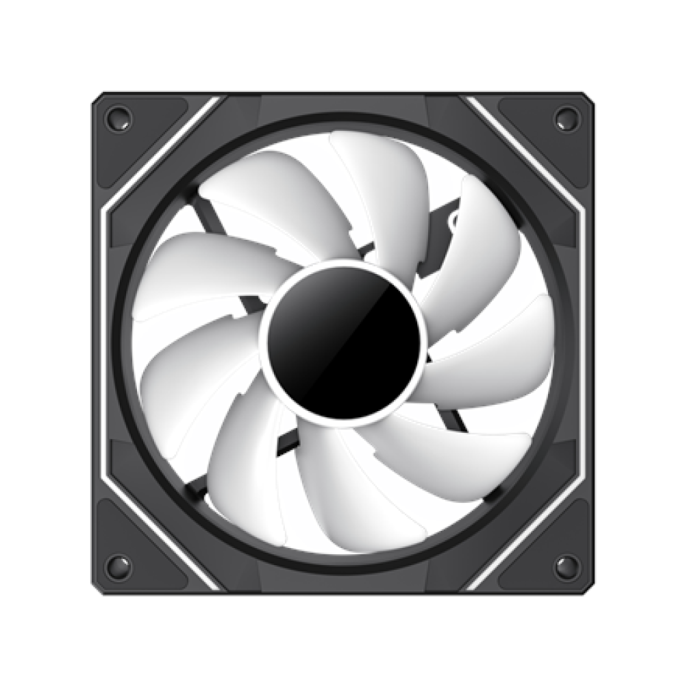 Gamemax Case Fan , FN12A-S8I , Black
