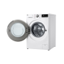 LG , F4WR711S2W , Washing Machine , Energy efficiency class A - 10% , Front loading , Washing capacity 11 kg , 1400 RPM , Depth 55.5 cm , Width 60 cm , Display , LED , Steam function , Direct drive , Wi-Fi , White