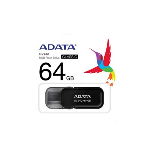 ADATA , DashDrive UV240 , 64 GB , USB Type-A , Black