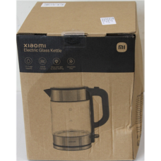 SALE OUT. Xiaomi Electric Glass Kettle EU , Xiaomi , Electric Glass Kettle EU , Electric , 2200 W , 1.7 L , Glass , 360° rotational base , Black/Stainless Steel , DAMAGED PACKAGING