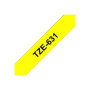 Brother , TZe-631 Laminated Tape , Black on Yellow , TZe , 8 m , 1.2 cm