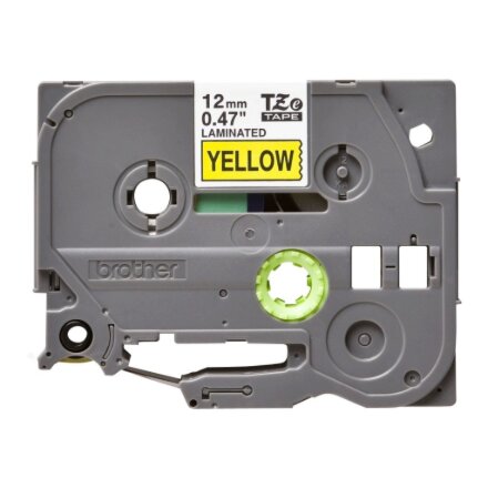 Brother , TZe-631 Laminated Tape , Black on Yellow , TZe , 8 m , 1.2 cm