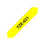 Brother , TZe-631 Laminated Tape , Black on Yellow , TZe , 8 m , 1.2 cm