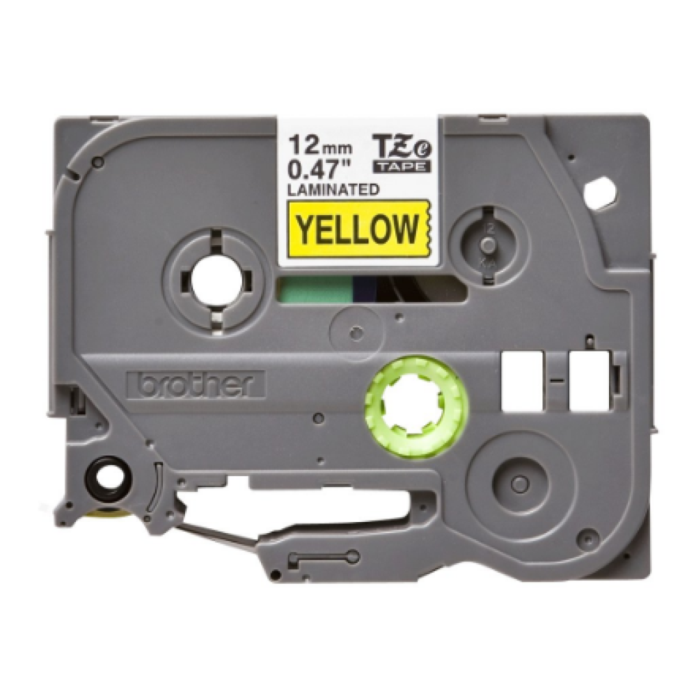 Brother , TZe-631 Laminated Tape , Black on Yellow , TZe , 8 m , 1.2 cm