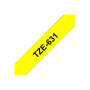 Brother , TZe-631 Laminated Tape , Black on Yellow , TZe , 8 m , 1.2 cm