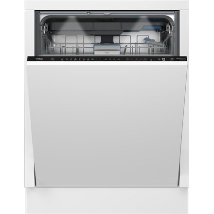 BEKO Dishwasher , BDIN38542P , Built-in , Width 60 cm , Number of place settings 15 , Number of programs 8 , Energy efficiency class C , Display , AquaStop function , White