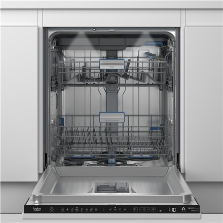 BEKO Dishwasher , BDIN38542P , Built-in , Width 60 cm , Number of place settings 15 , Number of programs 8 , Energy efficiency class C , Display , AquaStop function , White