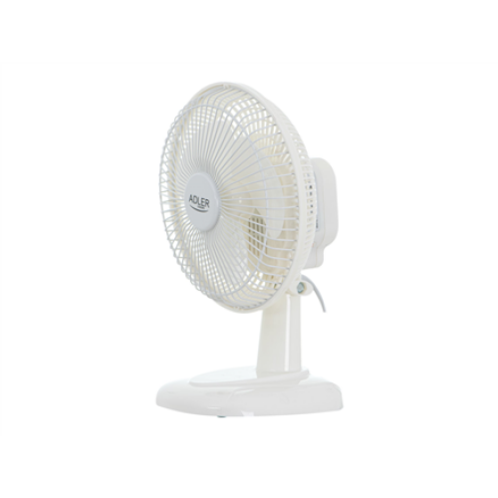 Adler , Fan with clip , AD 7317 , Table Fan , White , Diameter 15 cm , Number of speeds 2 , 30 W