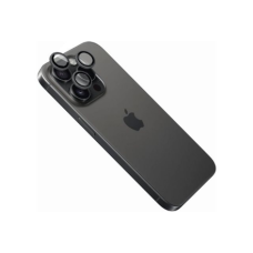 Fixed Camera glass , Apple , iPhone 16 Pro/16 Pro Max , Tempered glass , Black
