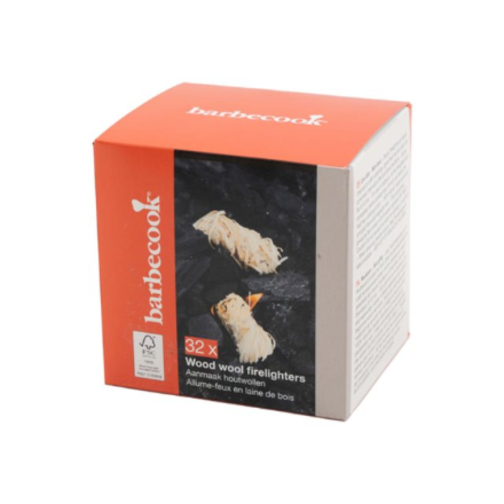 Barbecook , Wood wool firelighters 32 pieces FSC (per 12pcs) , BC-ACC-7426
