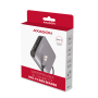 AXAGON Aluminum high-speed USB-A 3.2 Gen 1 memory card reader, 3 slots , CRE-S3