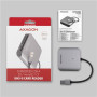 AXAGON Aluminum high-speed USB-A 3.2 Gen 1 memory card reader, 3 slots , CRE-S3