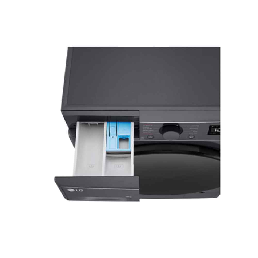 LG Washing machine , F4WR511S2M , Energy efficiency class A-10% , Front loading , Washing capacity 11 kg , 1400 RPM , Depth 57 cm , Width 60 cm , Display , LED , Steam function , Direct drive , White