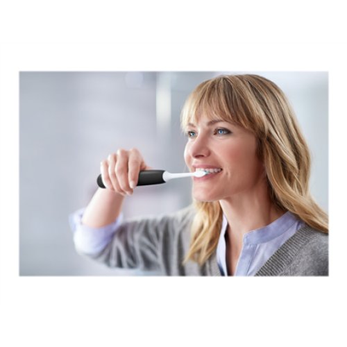 Philips , Electric Toothbrush with Pressure Sensor , HX6800/44 Sonicare ProtectiveClean 4300 , Rechargeable , For adults , Number of brush heads included 1 , Number of teeth brushing modes 1 , Sonic technology , Black/Grey