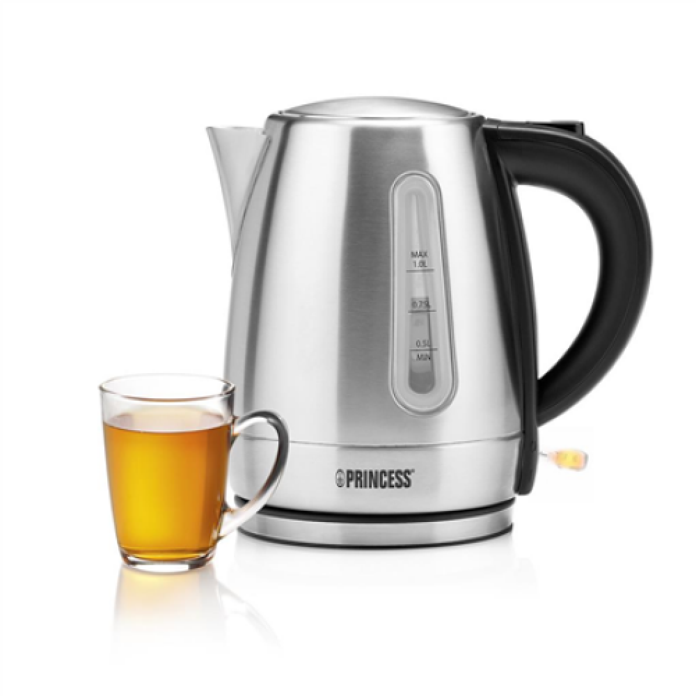 Princess Kettle , 236023 , Electric , 2200 W , 1 L , Stainless Steel , 360° rotational base , Silver