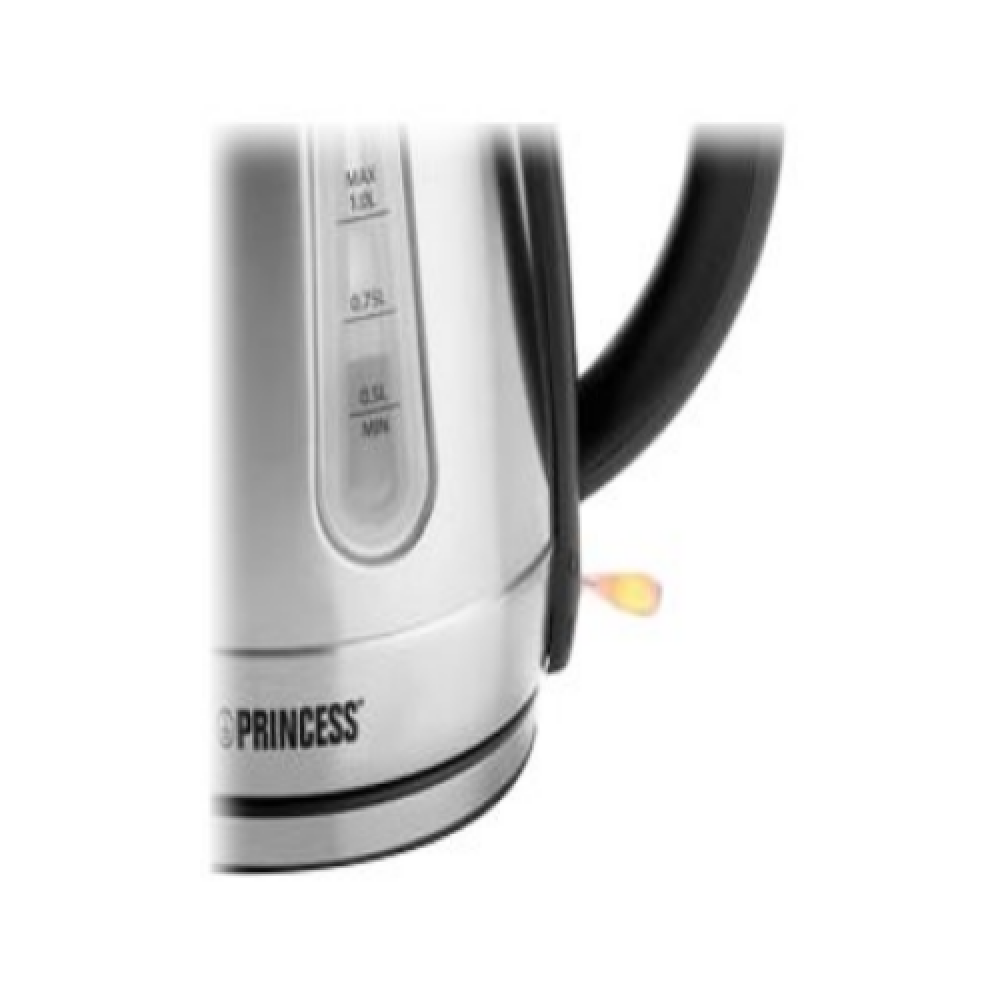 Princess Kettle , 236023 , Electric , 2200 W , 1 L , Stainless Steel , 360° rotational base , Silver