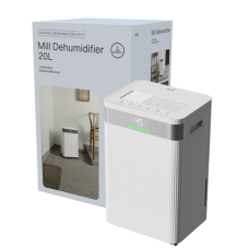 Mill , Dehumidifier , MDH20 , Suitable for rooms up to 20-30 m² , Water tank capacity 4 L , White