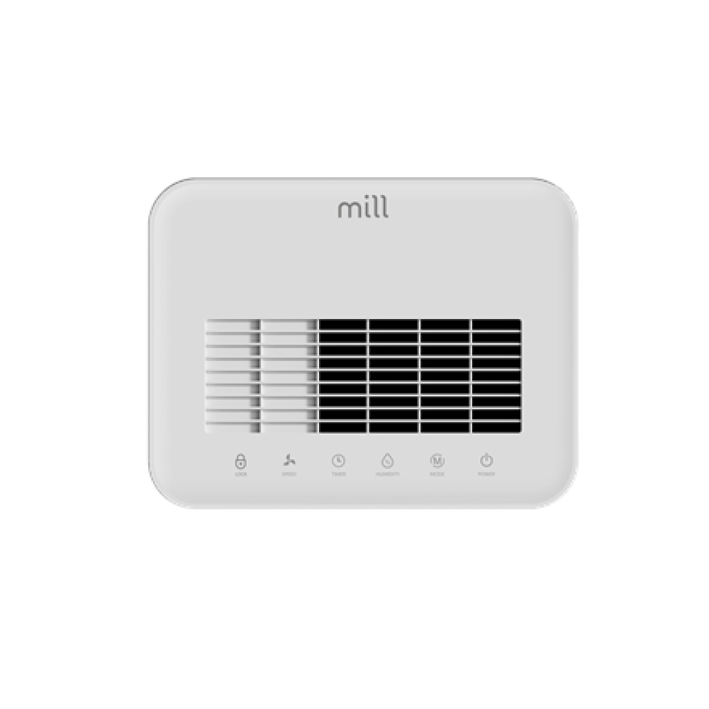 Mill , Dehumidifier , MDH20 , Suitable for rooms up to 20-30 m² , Water tank capacity 4 L , White