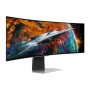 Samsung , Odyssey OLED G9 G95SC Monitor , LS49CG950SUXDU , 49 , QHD , 32:9 , 240 Hz , 0.03 ms , 5120 x 1440 , 250 cd/m² , HDMI ports quantity 1 , Silver