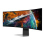 Samsung , Odyssey OLED G9 G95SC Monitor , LS49CG950SUXDU , 49 , QHD , 32:9 , 240 Hz , 0.03 ms , 5120 x 1440 , 250 cd/m² , HDMI ports quantity 1 , Silver