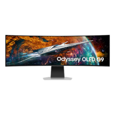 Samsung , Odyssey OLED G9 G95SC Monitor , LS49CG950SUXDU , 49 , QHD , 32:9 , 240 Hz , 0.03 ms , 5120 x 1440 , 250 cd/m² , HDMI ports quantity 1 , Silver