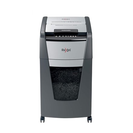 Rexel , Optimum AutoFeed+ 225X Automatic Cross Cut Paper Shredder P4 , Black , 60 L , Paper shredding , Credit cards shredding , 55 dB , Automatic Cross Cut