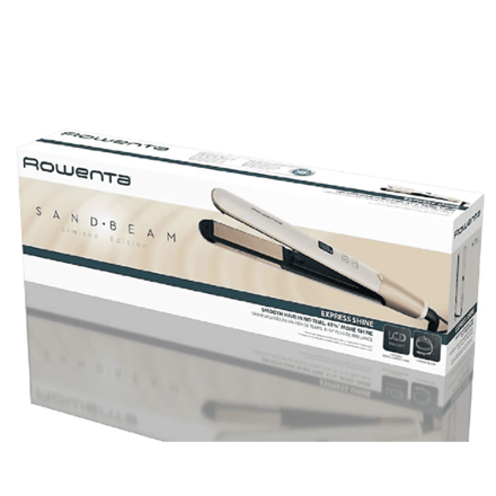 Rowenta Hair Straightener , SF4633F0 Express Shine , Ceramic heating system , Ionic function , Temperature (max) 210 °C , Number of heating levels 8 , Beige