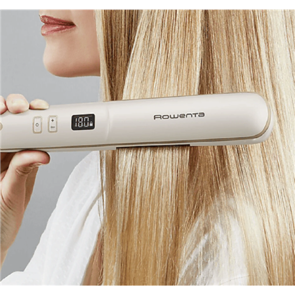 Rowenta Hair Straightener , SF4633F0 Express Shine , Ceramic heating system , Ionic function , Temperature (max) 210 °C , Number of heating levels 8 , Beige