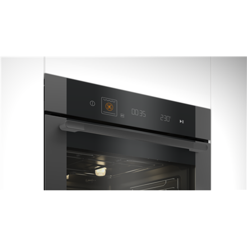 BEKO Oven , MBBIM10600MTPSWE , 72 L , Electric , Pyrolysis , Electronic , Steam function , Height 59.5 cm , Width 59.4 cm , Black
