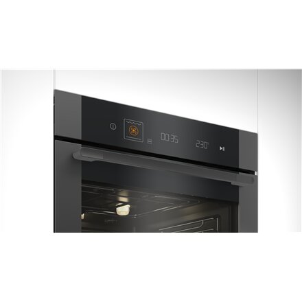 BEKO Oven , MBBIM10600MTPSWE , 72 L , Electric , Pyrolysis , Electronic , Steam function , Height 59.5 cm , Width 59.4 cm , Black