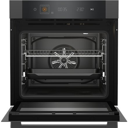BEKO Oven , MBBIM10600MTPSWE , 72 L , Electric , Pyrolysis , Electronic , Steam function , Height 59.5 cm , Width 59.4 cm , Black