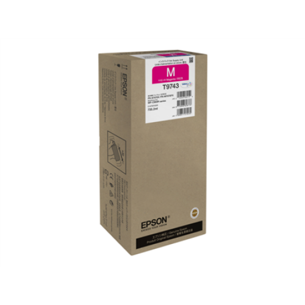Epson WF-C869R Magenta XXL Ink WorkForce Pro T97430N , Epson C13T97430N , Epson T9743 - XXL size - magenta - original - ink cartridge , Ink cartridge , Magenta