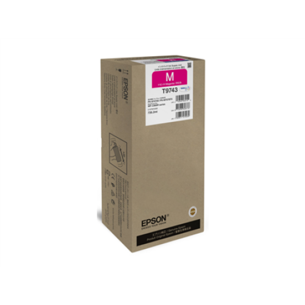 Epson WF-C869R Magenta XXL Ink WorkForce Pro T97430N , Epson C13T97430N , Epson T9743 - XXL size - magenta - original - ink cartridge , Ink cartridge , Magenta