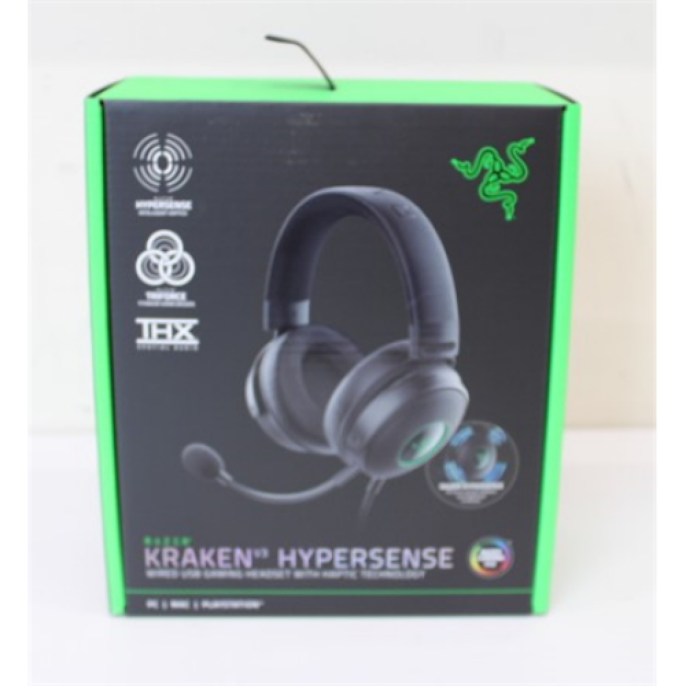 SALE OUT. , Gaming Headset , Kraken V3 Hypersense , Wired , Over-Ear , DEMO , Noise canceling