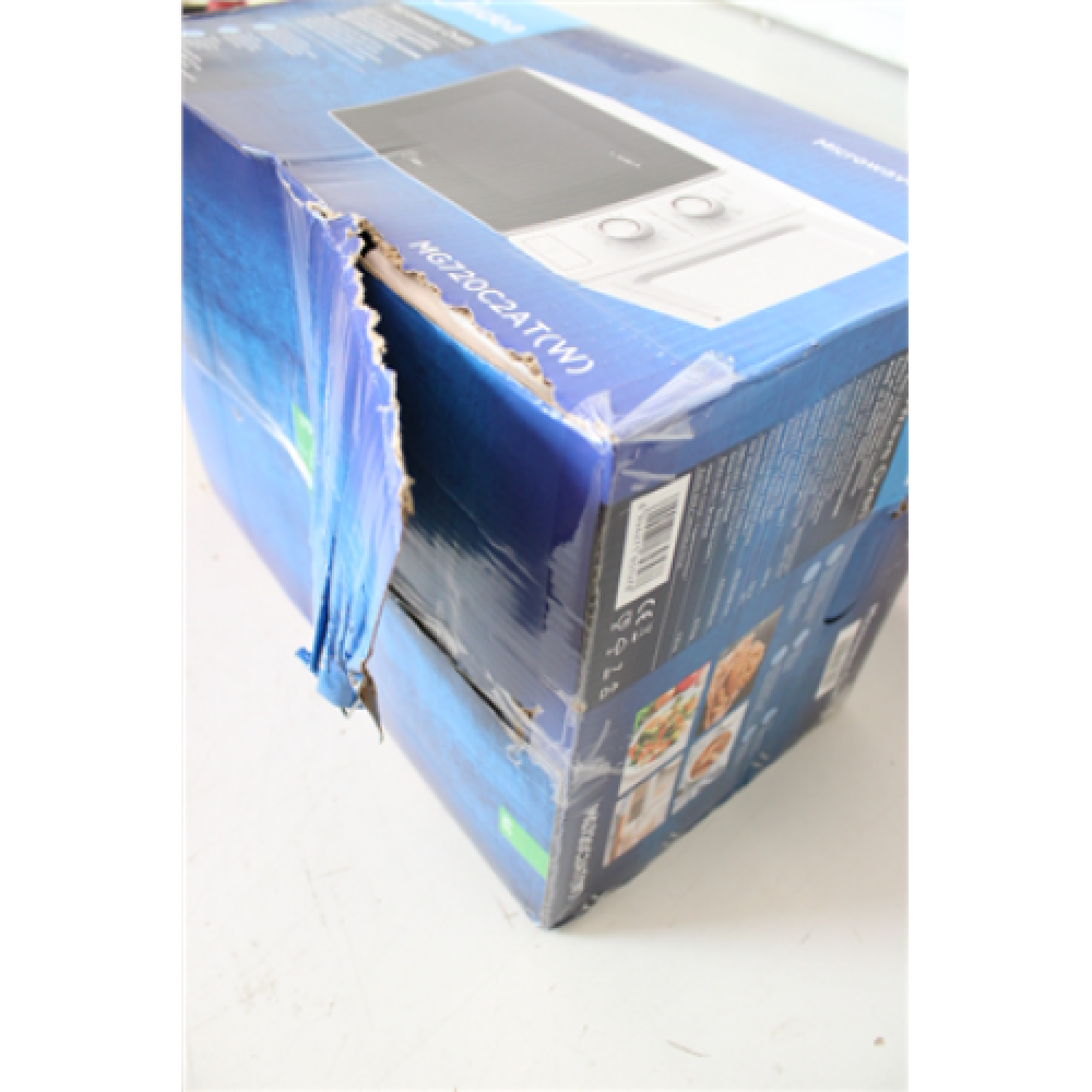 SALE OUT. Midea MG720C2AT Microwave oven with Grill, Microwave 700 W, Grill 1000 W, 20 L, White, DAMAGED PACKAGING , Microwave oven with Grill , MG720C2AT , Free standing , 20 L , 700 W , Grill , White , DAMAGED PACKAGING