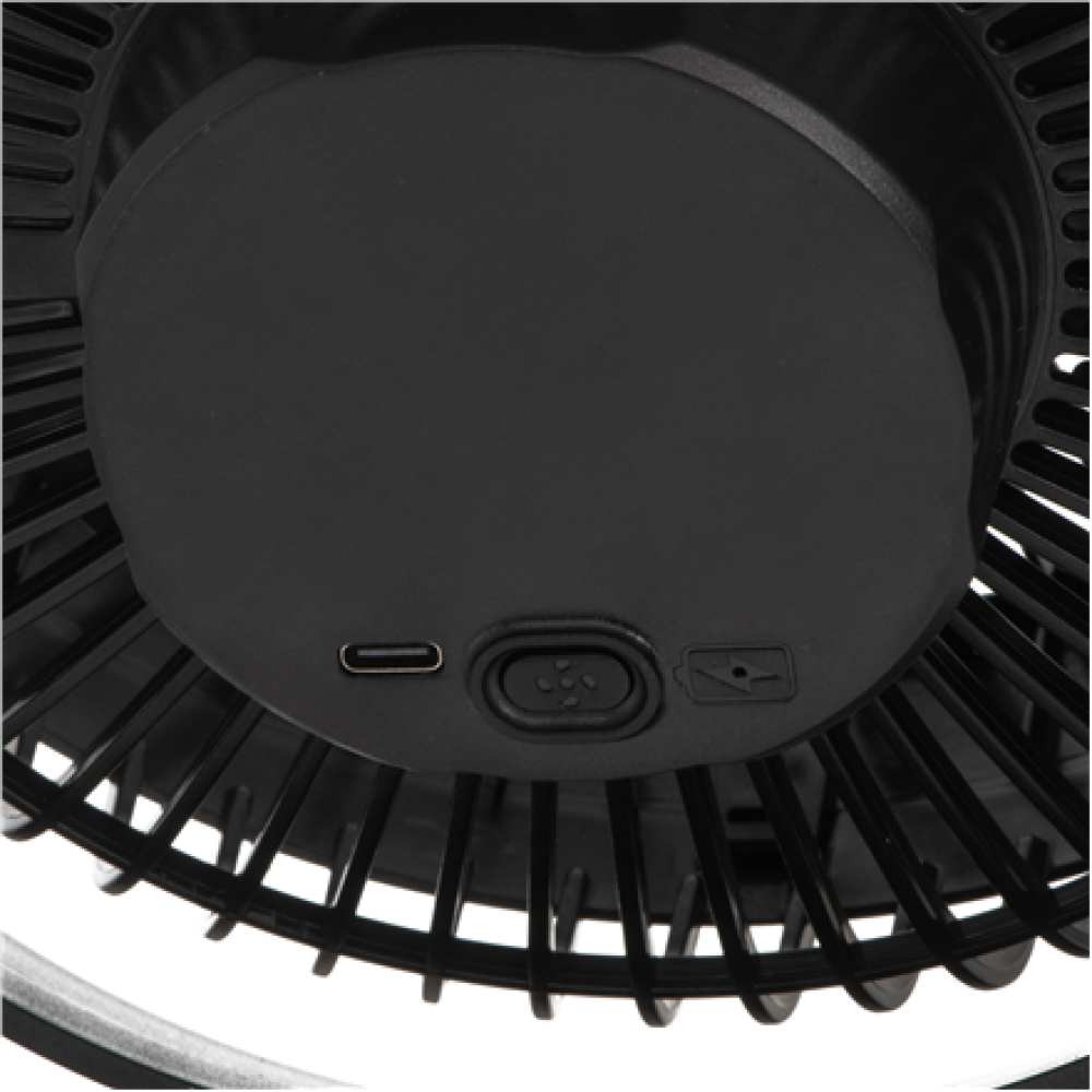 Adler Rechargeable Clip-on Desk Fan , AD 7342 , Table Fan , Black , Diameter 15.5 cm , Number of speeds 3 , Oscillation , 5 W