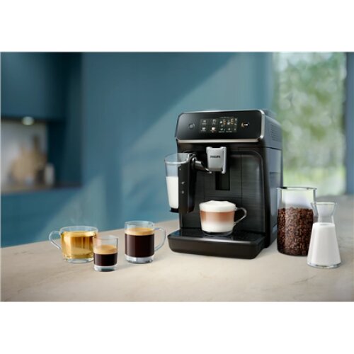 Philips , Espresso Coffee Maker , EP2334/10 , Pump pressure 15 bar , Built-in milk frother , Fully Automatic , 1500 W , Black