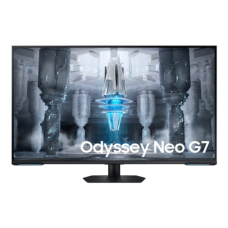 Samsung , Odyssey Neo G7 G70NC , LS43CG700NUXEN , 43 , VA , UHD , 16:9 , 144 Hz , 1 ms , 3840 x 2160 , 400 cd/m² , HDMI ports quantity 2 , Black/White